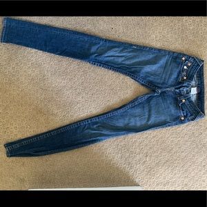 Skinny dark wash true religion jeans